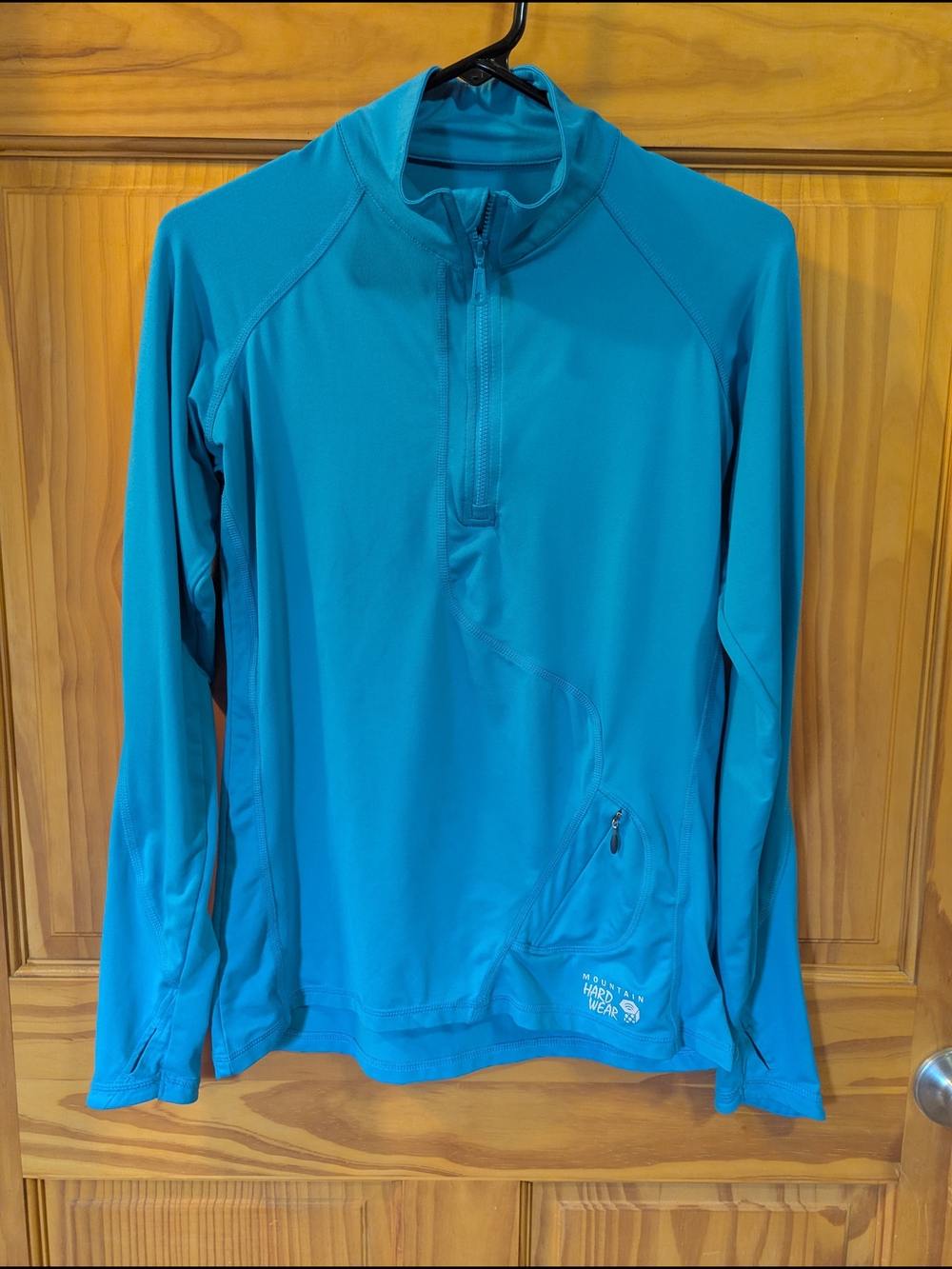 Mountain Hardwear Turquoise Quarter-Zip Pullover